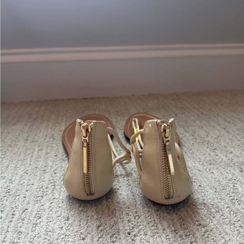 Dolce Vita Tan and Gold Sandals - Picture 3 of 4